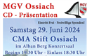 CD Präsentation MGV Ossiach